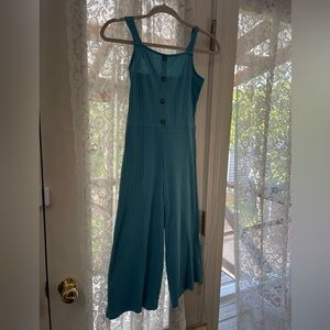 Art Class Girls Teal Jumpsuit M(7/8)
